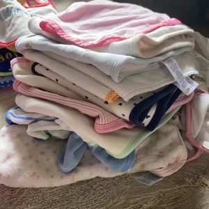 Pack of random burp cloths